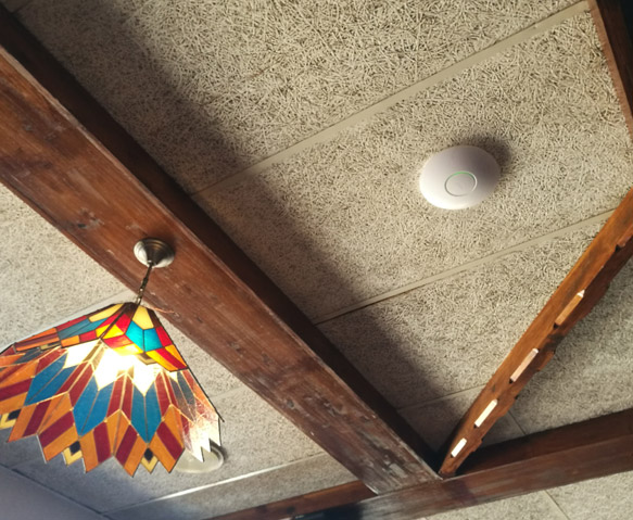 Professional wireless network installation and WiFi setup in Johannesburg office